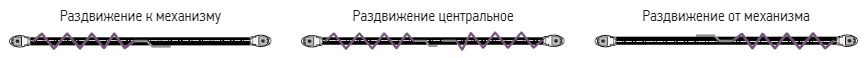 Раздвижение штор